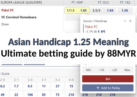 Asian Handicap Betting Explained With Easy Examples.